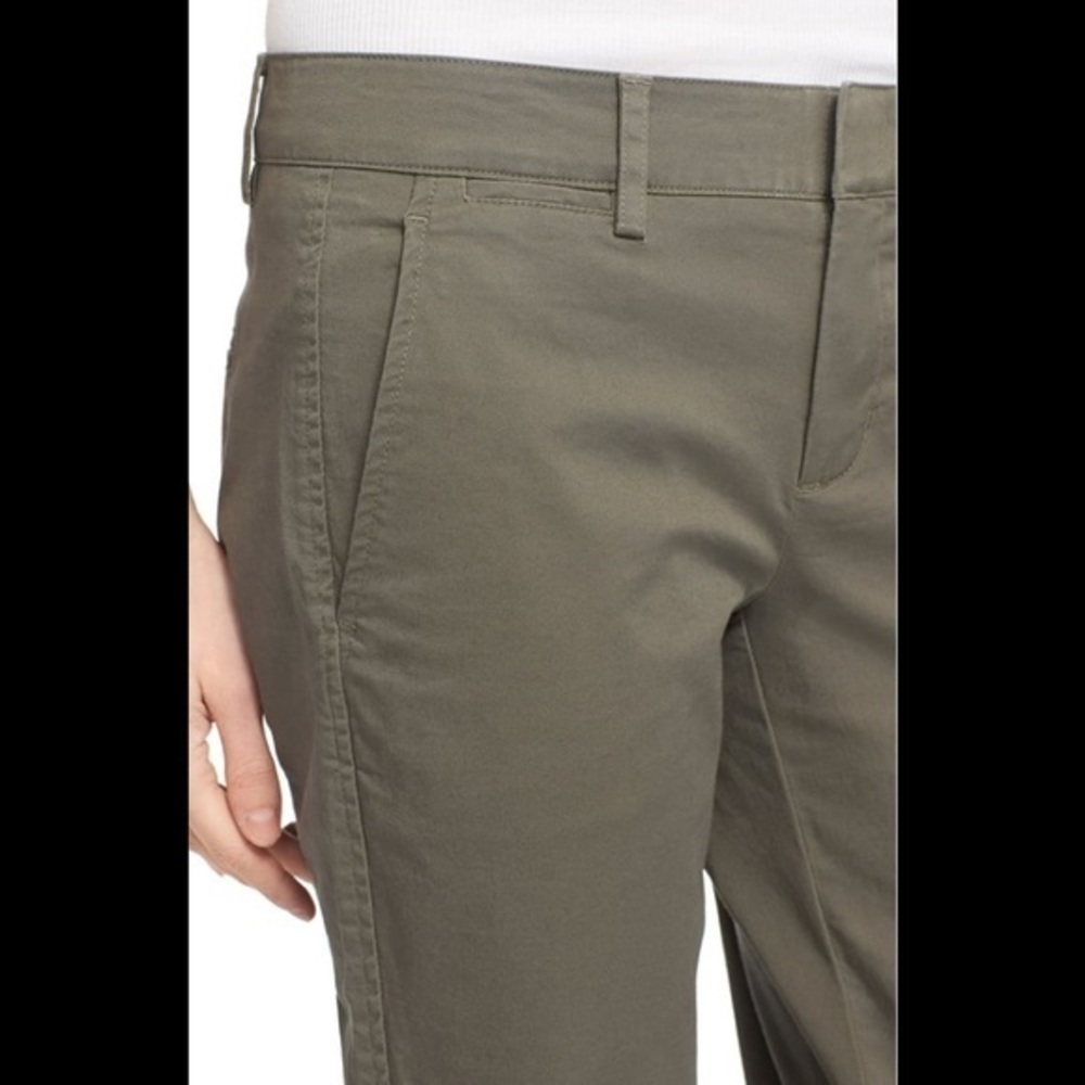 NWT Vince Stretch Cotton Boyfriend Trousers Sz 8 - Picture 5 of 6